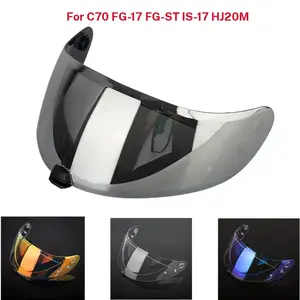 HJC C70 FG 17 FG ST IS 17 HJ20M Helmet Visor Shield High Strength UV Protection Sunscreen Replacement Lens for Full Face Helmets