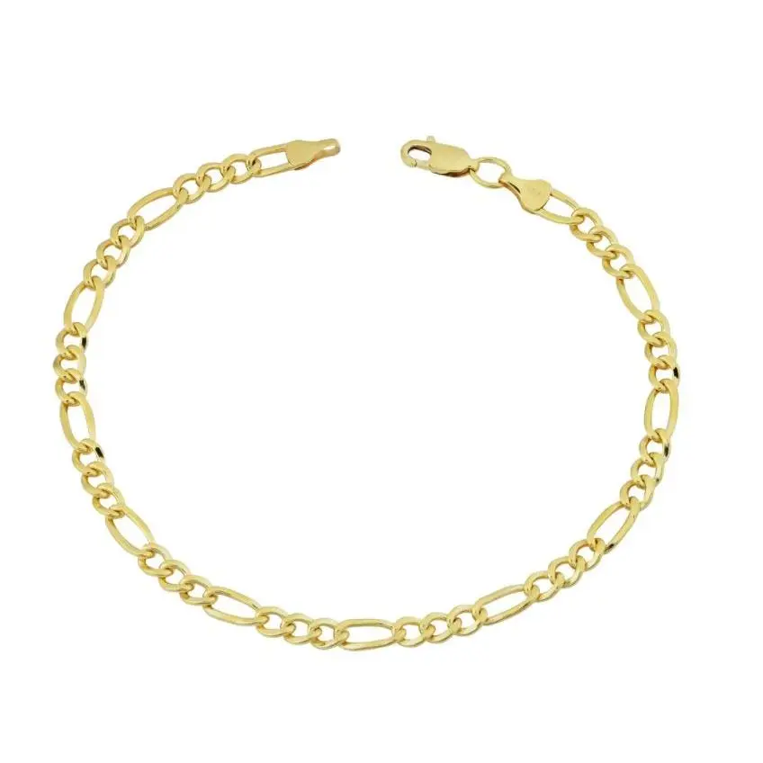 14k Yellow Gold-filled Figaro Link Bracelet (8.5 inch) 14k Yellow Gold-filled Figaro Link Bracelet (8.5 inch)