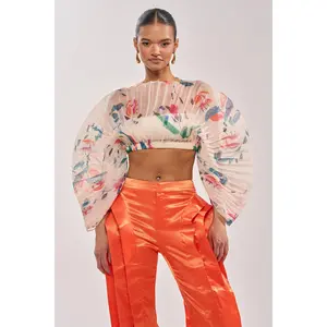 CANDY RAIN PLEATED BLOUSE