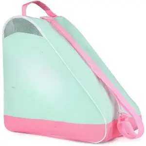 Heavy-Duty  Skate Bag with Adjustable  Strap - Fits Ice Hockey, Inline, Roller & Quad Skates, & Adults