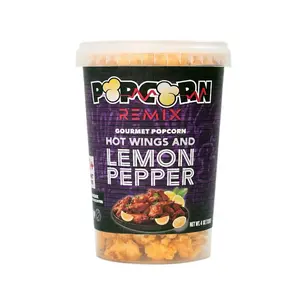 Gourmet Popcorn Hot Wings & Lemon Pepper Flavor