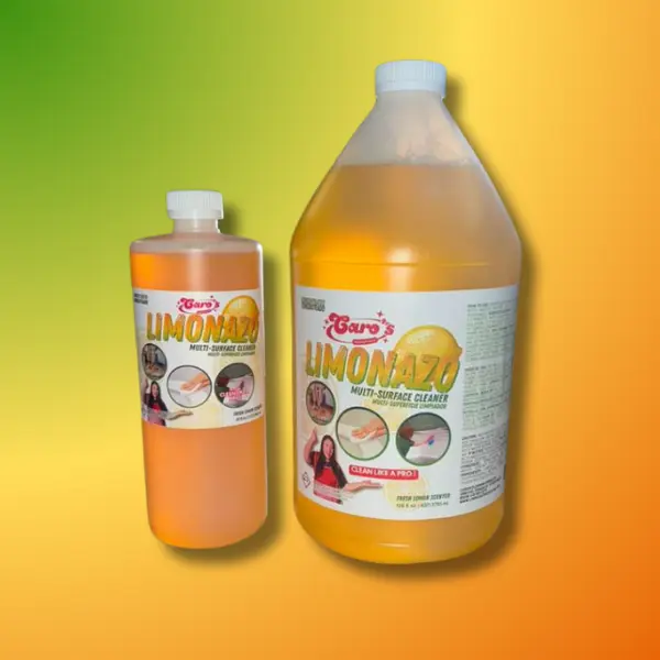 Caro's Limonazo Concentrated Multi-Surface Cleaner – Powerful Clean, Refreshingly Subtle Scent All Purpose Liquid Household Cleaner, Glass Cleaner