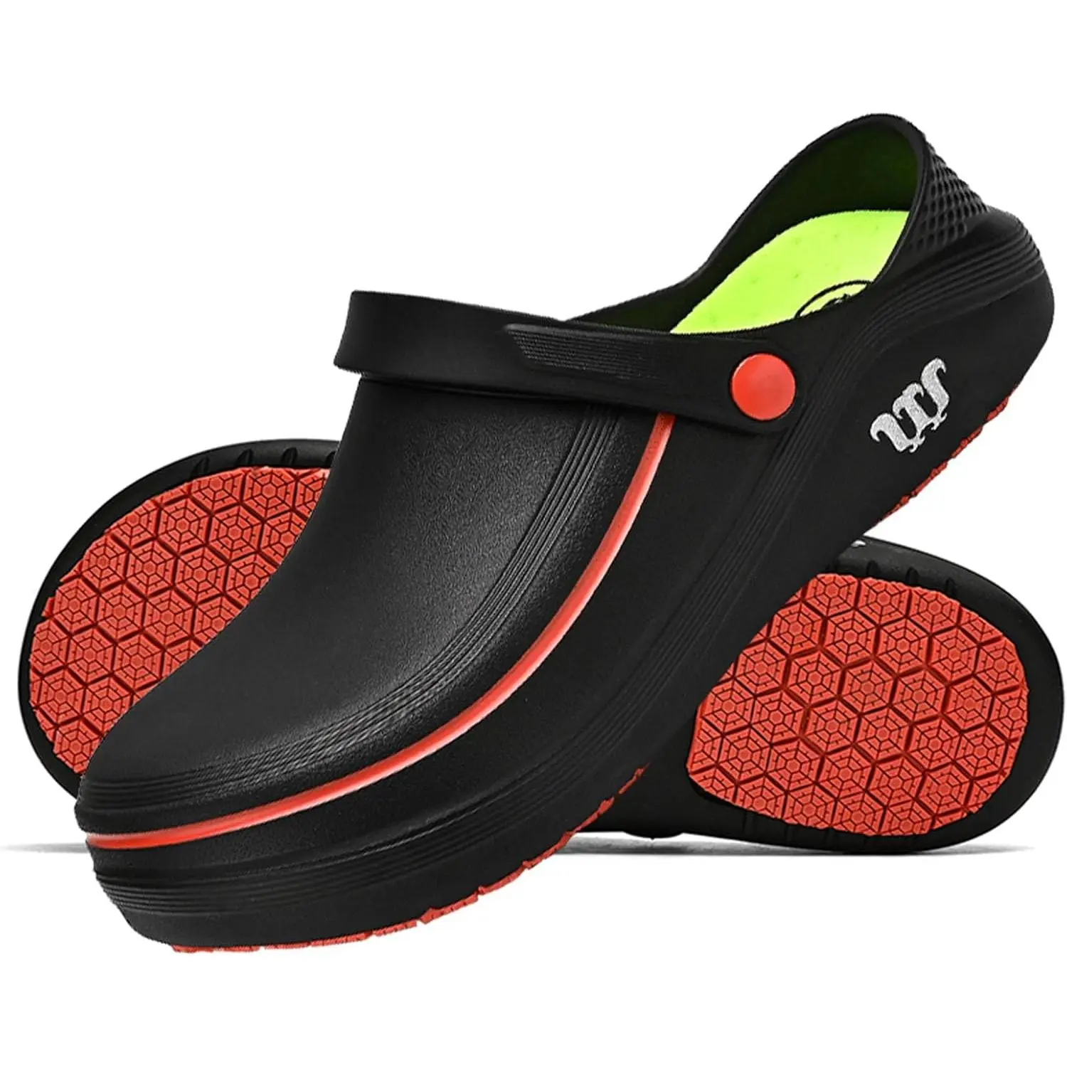 Unisex Non-Slip Work Clogs, Waterproof Slip-On EVA Mules, Lightweight Cushioned Footwear for Kitchen & Nursing, Non Slip Mules