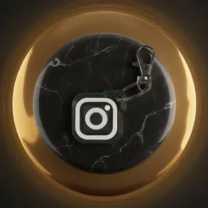 Instagram NFC Tap to Share Keychain