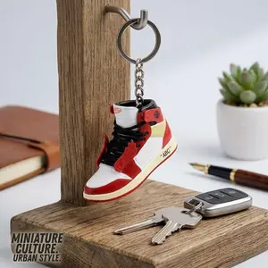 3D Mini Shoe Keychain - Novelty Interesting Gadgets Decorations Birthday Parties Gifts for Kids Adults Fun Collectible Accessories Souvenirs Unique Creative Design Perfect for Home Office Car Decoration