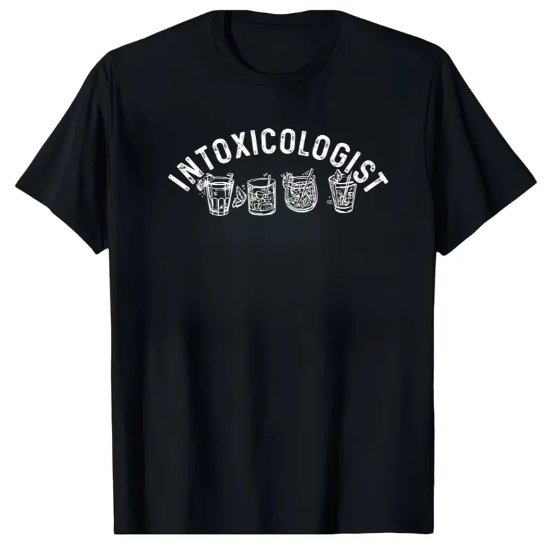 Gift for Bartenders Featuring a Mixology Design, This Casual Crew Neck T-Shirt Is Perfect for Summer. It'S a Cute And Comfortable Top for Workouts And Outdoor Fun, And It'S Machine Washable