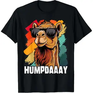 100% Cotton Camel Workweek Hump Day Retro Vintage T-Shirt