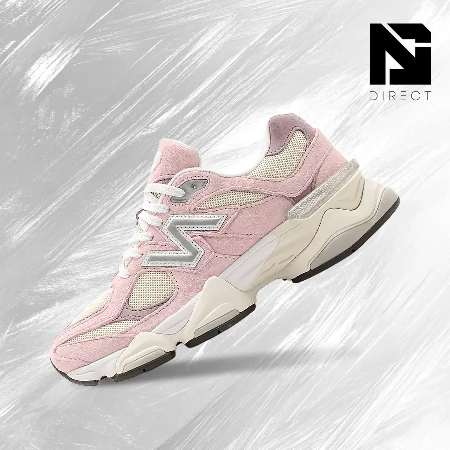 NEW BALANCE 9060 Rose Sugar Unisex Sneakers, Casual Streetwear Footwear with Shock-Absorbing Comfort for Back-to-School - U9060LBC, Casual Running Footwear, Shock Absorb, Vintage, U9060lbc Model, Gym & School, Shoes, Nb