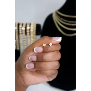 Mini Periwinkle Earrings