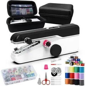 SwiftStitch Pro 3 Handheld Sewing Machine, 2-Speed Portable Mini Sewing Kit with Storage Case, Dual Power Mode, sewing machine for beginners, Easy Beginner Mending,W-B