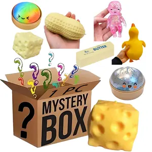 Squishy Fidget Accessory - 1pc per Blind Box, Cheese, Butter, Dumpling, Jiaozi, Baozi, Peanut, Duck, Natasha Mochi Designs, Relaxation Item (Toys & Hobbies, Classic & Novelty Stress Relief Toys)
