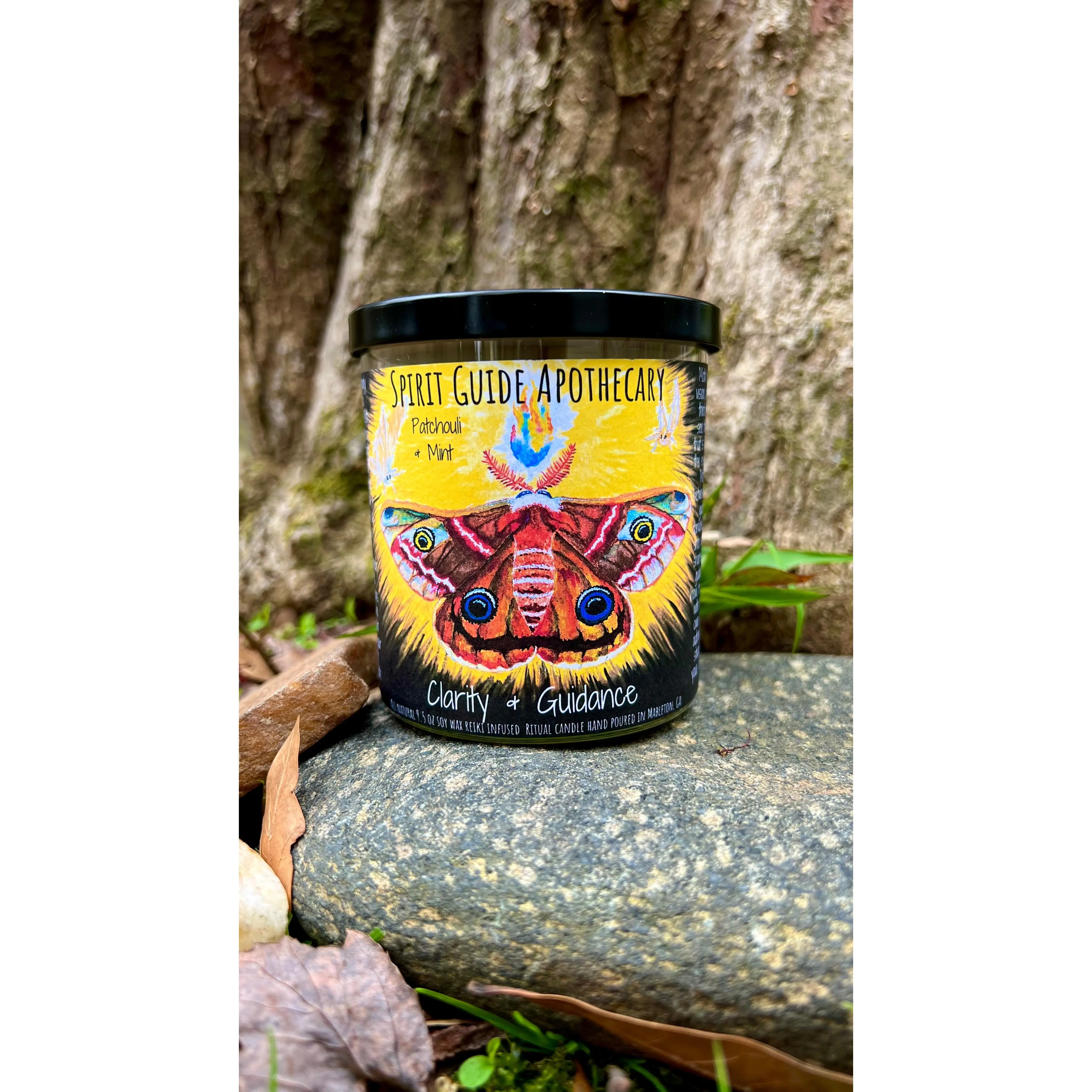 Moth- Clarity & Guidance- Spirit Guide Intention Candle