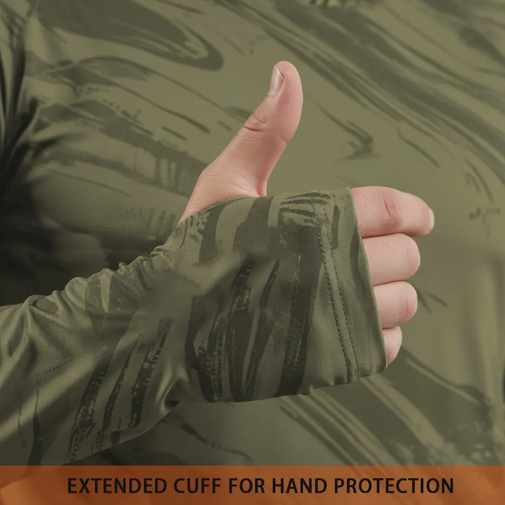 5-Piece Men's Quick-Dry Breathable Hoodies with Face Coverings Long-Sleeve T-Shirts - Spring/Fall Compression Sports Tops - Quick Dry Compression Fishing Shirts Long Sleeve Outdoor Work Tactical Hiking Gear Athletic Fashion