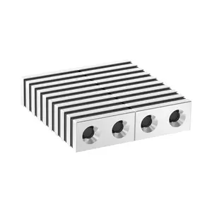 Rare Earth Magnets N42-1.00" L x 1/2" W x 1/8" H - 16 Pack, Neodymium 2X #6 Screw Countersunk Hole Bar Magnets with Screw Holes, 9.2LBS NdFeB Block Magnet- 1.00" x 0.5" x 0.125"