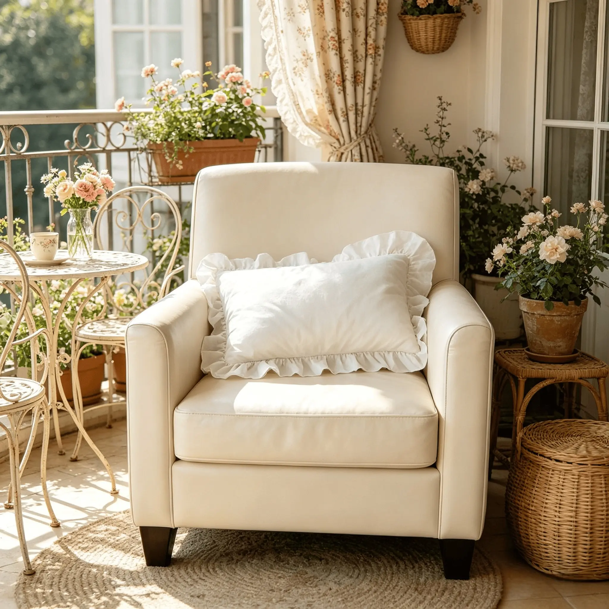 Sweet and warm ruffled design pillow with Filling, Invisible Zipper Closure, Soft Comfortable Cushion, Home Decor & Gift Choice, Home Decorative Cushion, Durable Bed Accessory, Durable Cushions, Comfy Cushions
