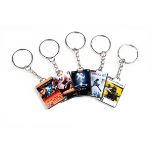 Valve Game Box Art Keychains, Half-Life, Portal, TF2, Counter Strike Accessories