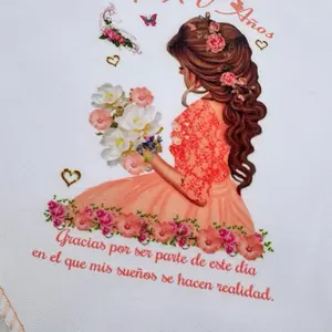 12pcs napkins, Quinceanera Favor, Recuerdos Para Quinceanera Tableware