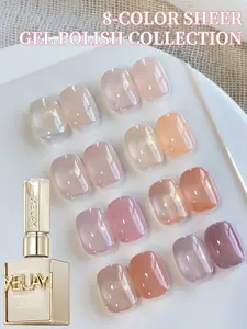 XEIJAYI  1pc 15ml Gel Nail Polish Semi Permanent UV Gel Polish Kits All For Manicure Kit Soak Off UV LED Vernis Nail Art DIY Home Salon Gift For Women