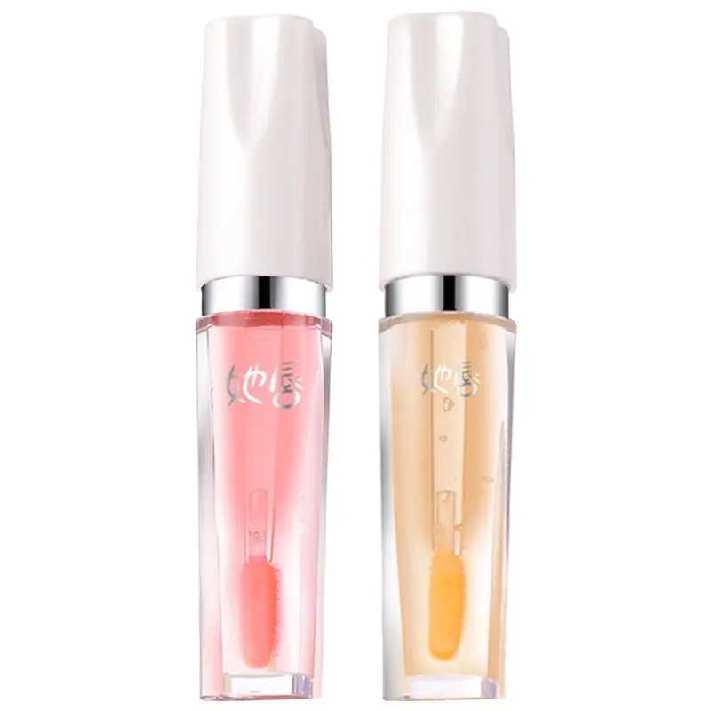 Color-Changing Lip Essence Oil – Anti-Fine Lines, Color-Adapting Lip Oil Balm, Glossy Peach Glow, Long-Lasting Hydration, Authentic Store
