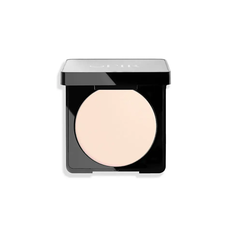 OFIR THE PRO-SETTING DUO Press & Set Powder with Vegan Cloud Brush for All-Day Oil Control and Breathable Coverage