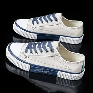 Women's Casual Low Top Fashion Canvas Sneakers Classic Slip on Flats Shoes Breathable Footwear Comfortable Walking Shoes