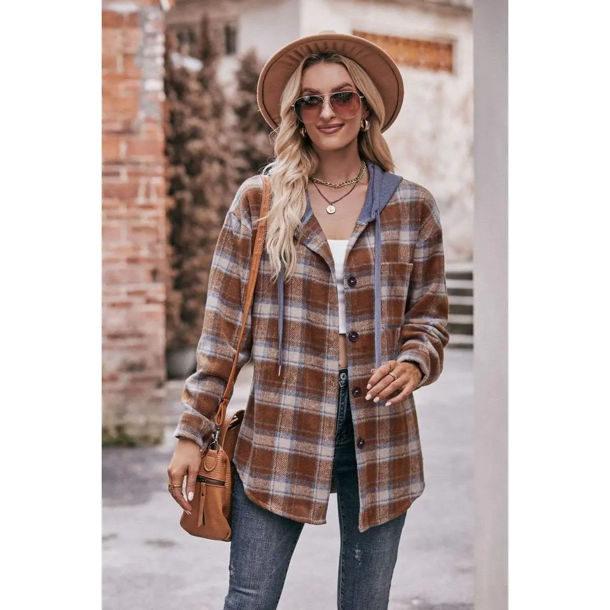 Kendall Flannel Hoodie