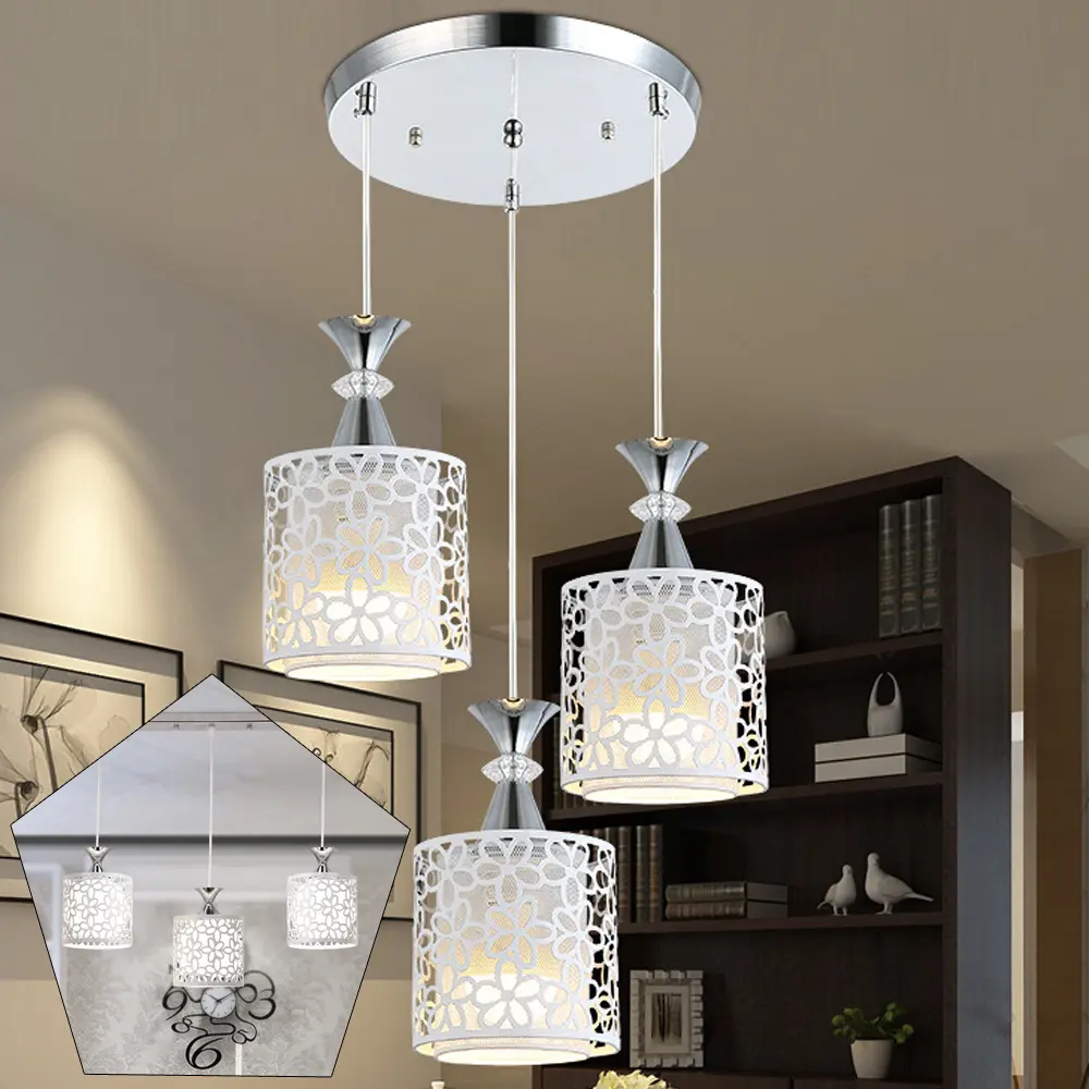 Industrial Black Rust Iron Shade Chandelier - Home Decor Light, Ceiling Lights, 3-5 sq ft Irradiation Range, Adjustable Link, Easy Installation, Indoor Use, Suitable for Bedroom, Dining Room, Summervibes