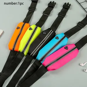 Invisible Running Phone Waist Bag, Outdoor Fitness Storage Pouch, Sports Belt, Jogging Equipment, Diving Material, Fits Phones Below 5.5 Inches
