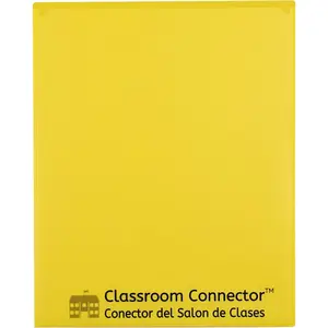 Classroom Connector School-to-Home Folders, Yellow, 25 per Box (32006)