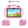 [Stockup] PRITOM Kids Touch Screen Tablet, 7in Android 13 IPS HD Screen, Protective Case, Parental Control, Dual Cameras, Pre-Installed Learn & Play Apps, Christmas Gifts for Boys, Ideal Pink/Blue Kids Gift