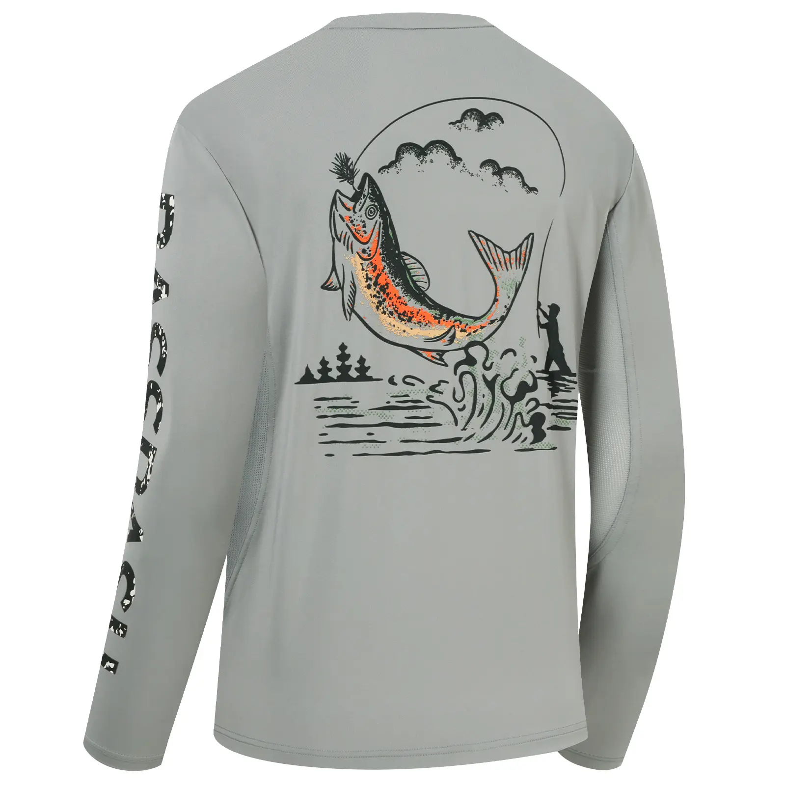 Ash Grey/Rainbow Trout