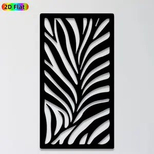 1pc Zebra Pattern Metal Wall Art,Zebra Pattern Statue Mural, Ideal Gift for New Year, Christmas, Animal Print Decor Enthusiasts, Rust-Resistant Metal Wall Decor Wall Sculptures, Perfect for Living Room Wall & Garden Fence, Stylish Indoor Outdoor Decor