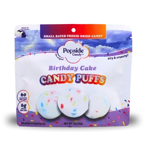 Freeze Dried Birthday Cake Taffy - Premium Freeze Dried Candy Sweet Crunchy Snack