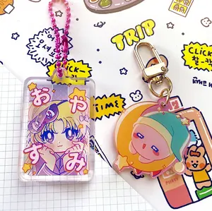 USAGI & PINK BALL Kawaii Anime Keychain