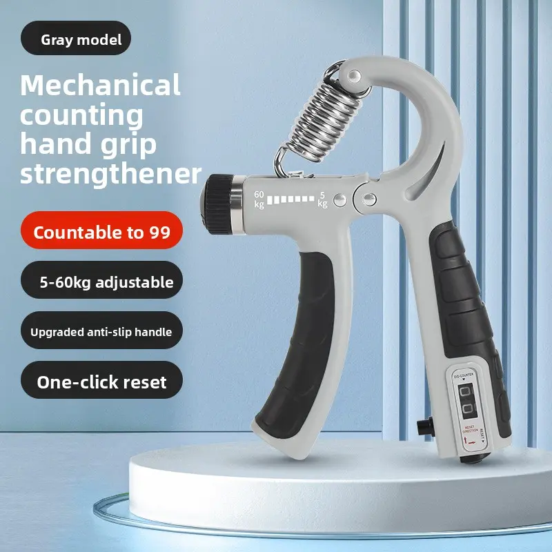 380 type hand exerciser -mechanical counter (gray)