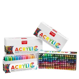 Student Grade Acrylic Markers Set, Waterproof Non-Porous Stackable Art Pens, 72 & 168 Colors High Gloss Paint Markers for Drawing & Sketching