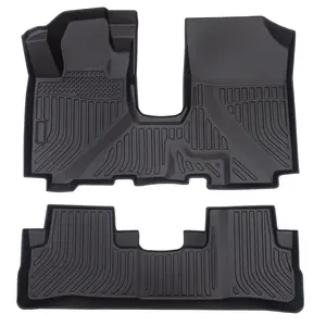 KELCSEECS Honda CR-V 07-11 Floor Mats  All-Weather TPE Front & Rear Row & Trunk Mats  Accessories Non-Slip Custom Fit Waterproof Easy Clean Eco-Friendly Safe Durable 3D Laser Scans