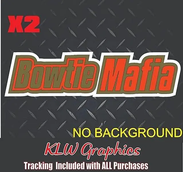 Bowtie Mafia Odd Green Orange Black Full Color Decal Sticker Crew Cab Turbo Diesel Truck 6.6 5.3 Silverado Soot