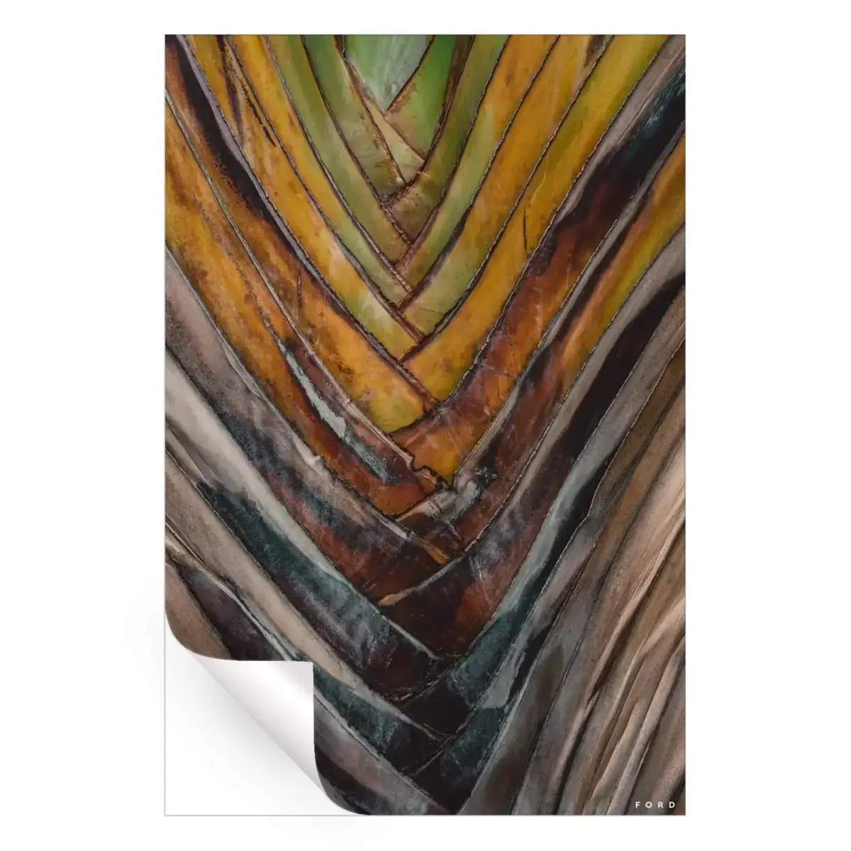 Layers of Life Peel & Stick Canvas Decal,  Stickablez Wall Art Print