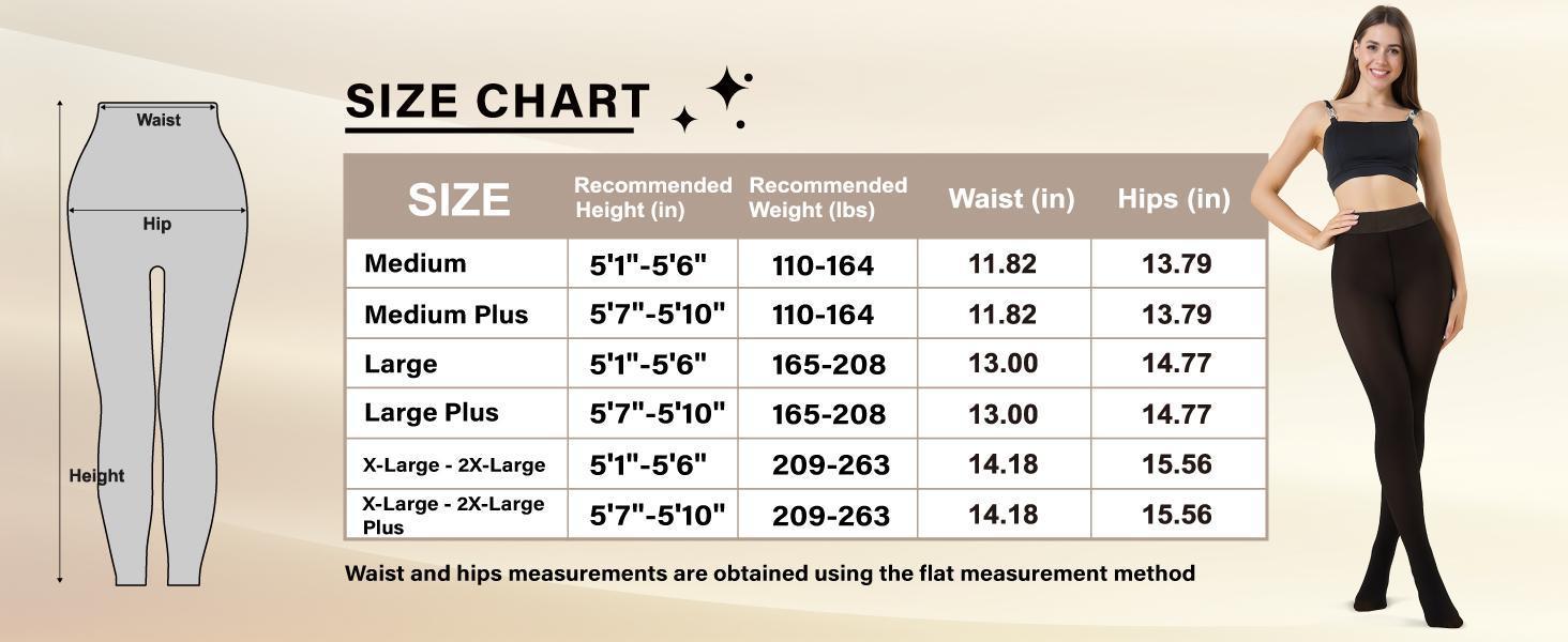 THE ORIGINAL! 5 SHADES SIZE S-3XL Magic Fleece Lined Leggings Closed Foot Fleece Tights for Women Plus Size & Light to Brown Fur Cozy Warm Winter Wardrobe Essentials Christmas gifts Stretchy Womenswear Fits Oversized Oversized Minimalist Skirts Sweaters S