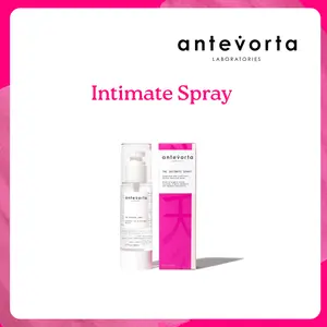 Antevorta Travel Intimate Spray for Sensitive Skin – pH-Balanced Feminine Deodorizing Mist with Herbal Aroma, Gynecologist-Approved (2.7 fl oz / 80ml)