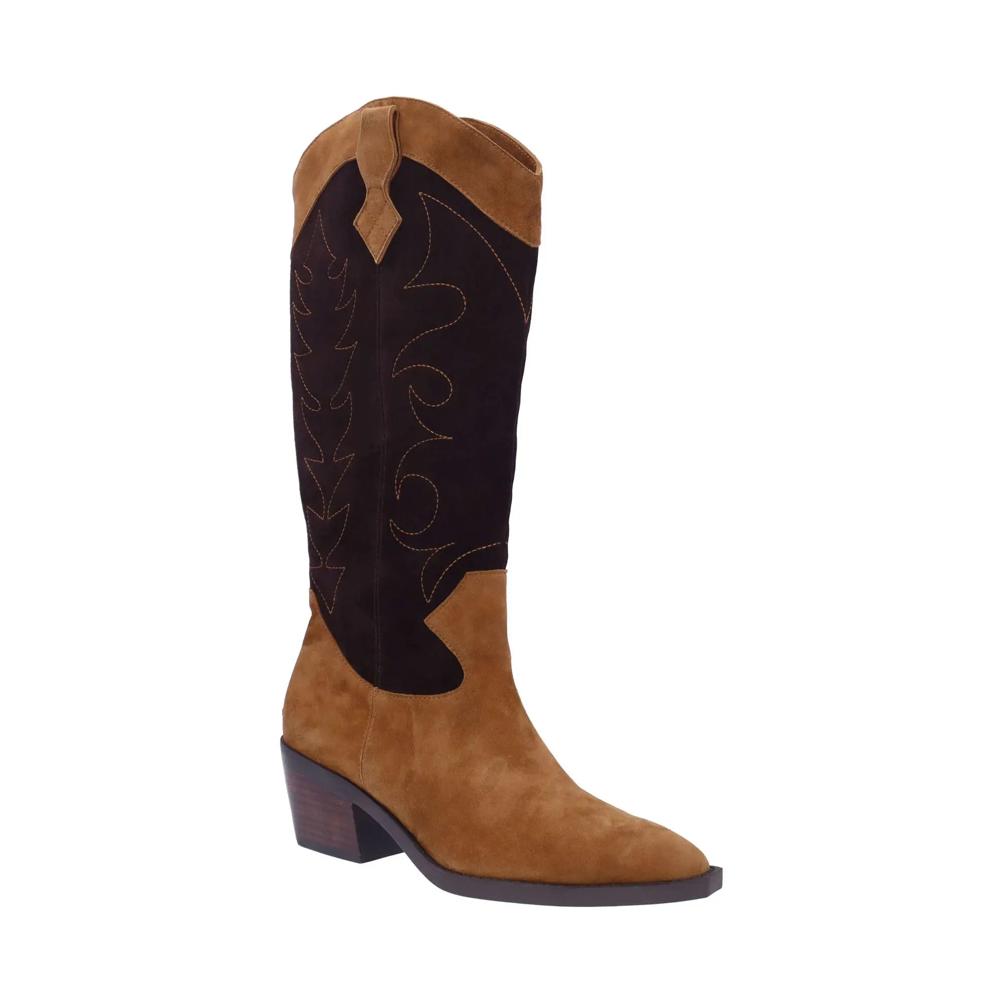 L'Amour Des Pieds Suede Cowboy Boot - Veera Suede