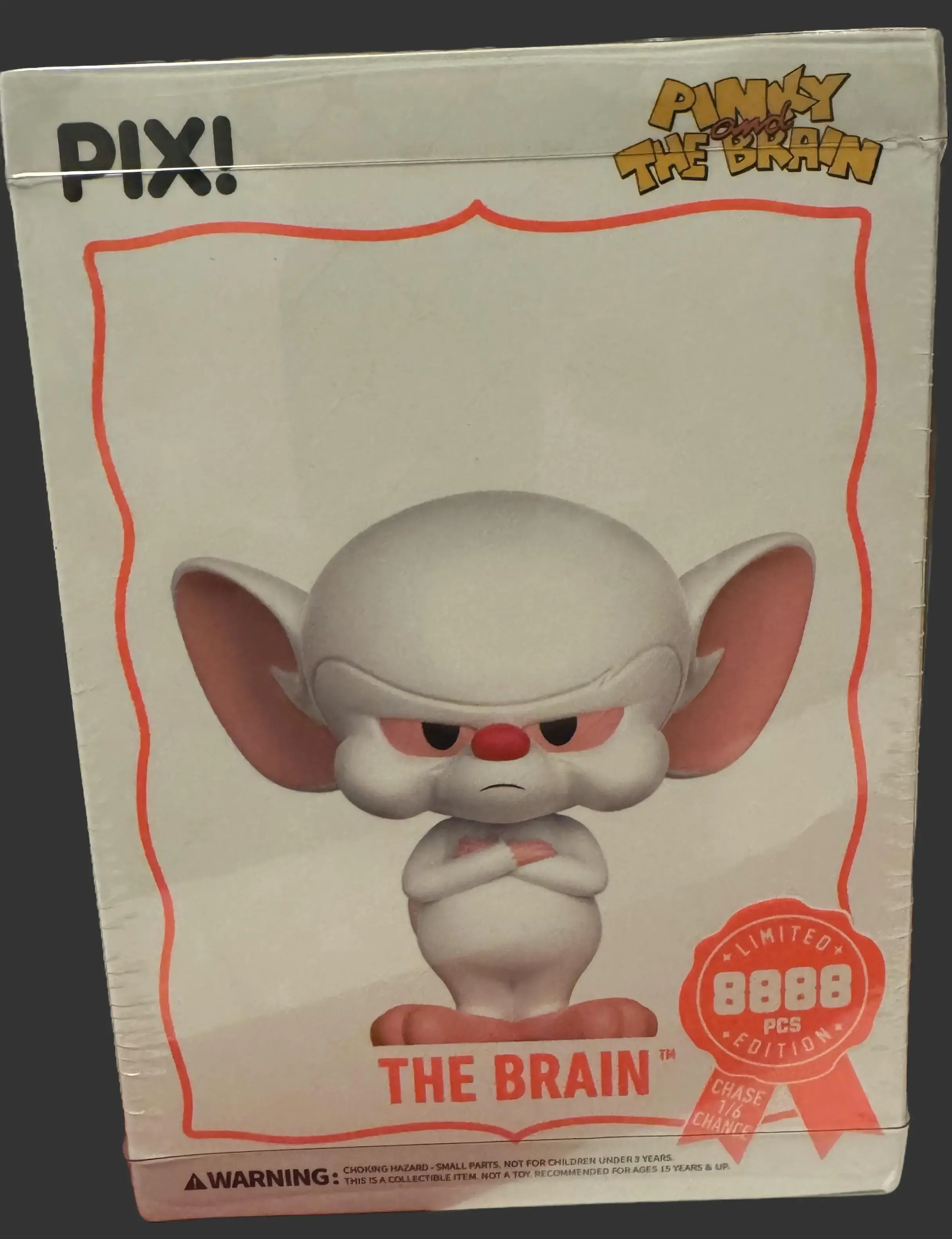 Pix! Funky The Brain Limited Edition 8888 PCS Collectible Figure Officially Licensed Product