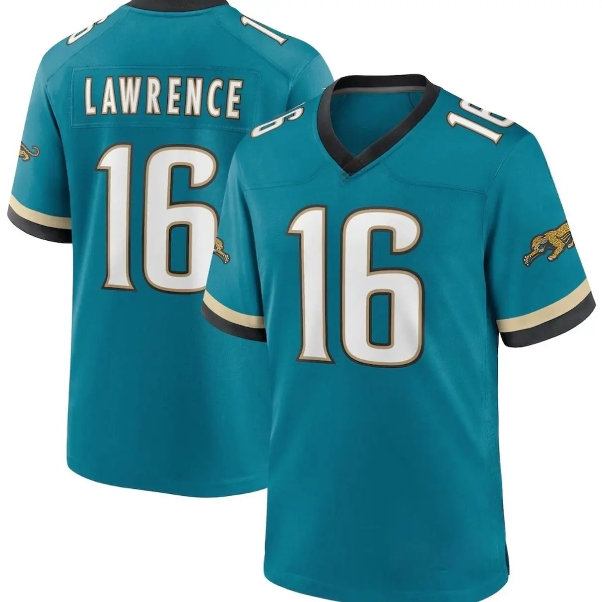 Unisex Football inspired by Lawrence 16 Jacksonville Prowler Throwback Player Game Jersey - Teal