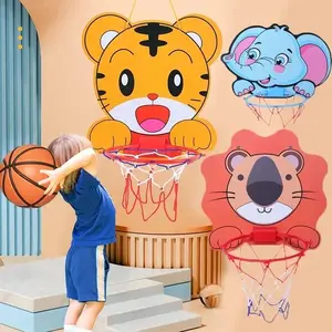 Montessori Mini Basketball Hoop Indoor Garden Toys Children Basketball Outdoor Sport Games Toys Silent Basketball Hoop