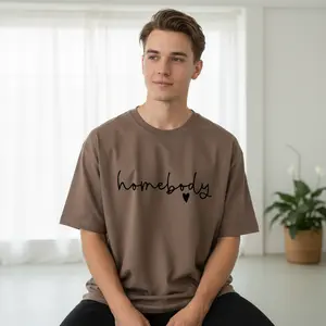 Homebody tshirt, Cozy Pullover, Graphic tshirt, Slouchy Shirt, Cute Trendy TSHIRT