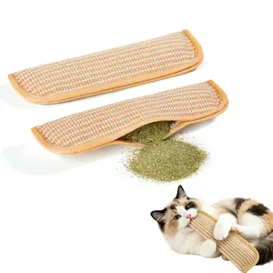 [Pawvibe]Interactive catnip chewing toys containing soft jute material for scratching and kicking cats, providing soothing comfort and interactive play fun.