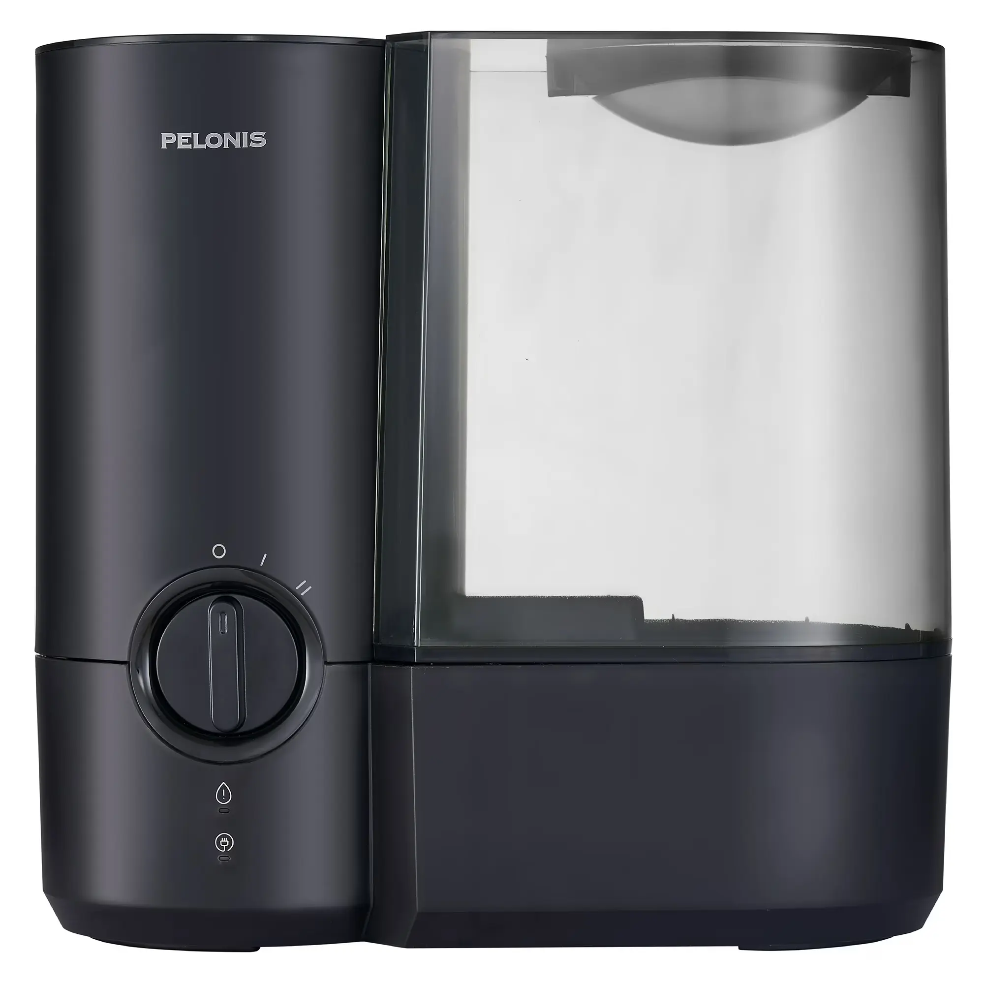Pelonis Warm & Fine Mist Humidifier - 1.2 Gal Large Tank, Like New Condition, Ultra Quiet, 2 Mist Settings, 23-Hour Runtime, Filter-Free, Low Water Auto Shut-Off, Top Handle Easy Refill, Aromatherapy Compatible, Fast Humidification, Essential Oil Ready