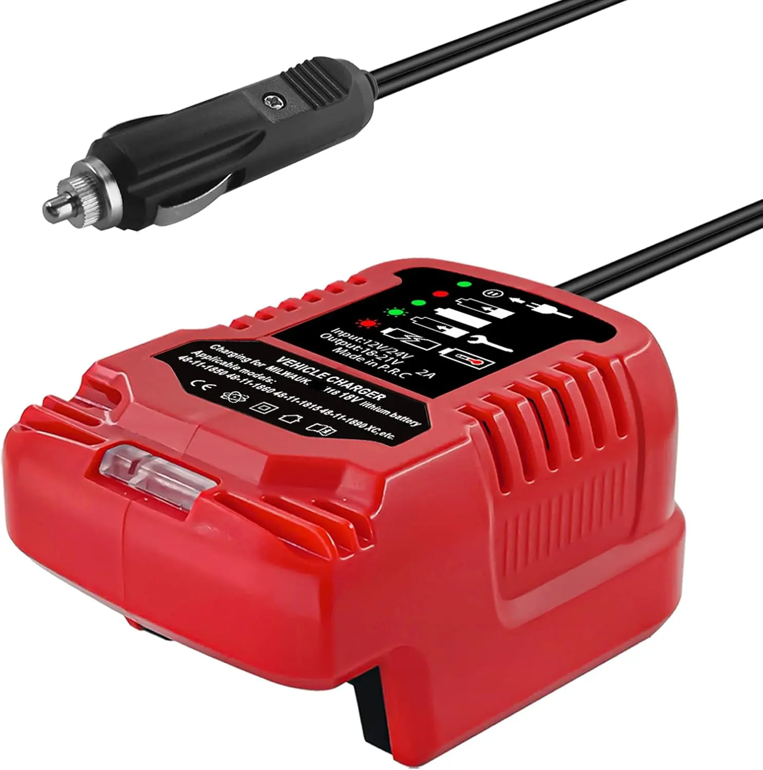 Mini Car Charger for Milwaukee M-18 18V Battery Replacement