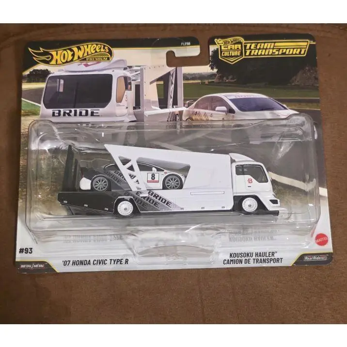 Hot Wheels Kousoku Hauler '07 Honda Civic Type R Team Transport Model  Camion De Transport